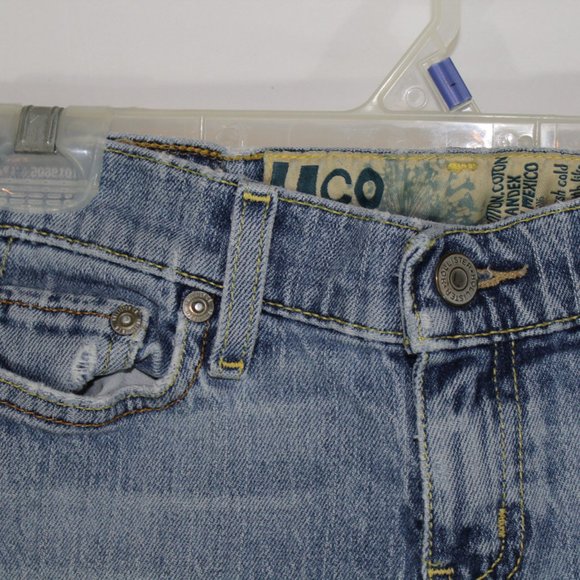 Hollister Womens Blue Jeans Size 0 L30 Bootcut Low Rise So Cal Stretch - Picture 3 of 7